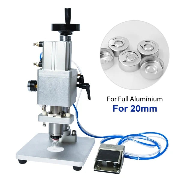 ZONESUN ZS-YG08B 13/20mm Pneumatic Aluminum Plastic Penicillin Capping Machine