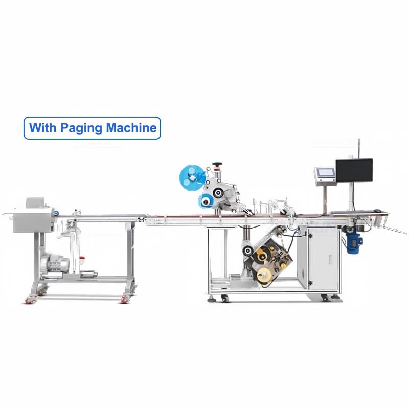 ZONESUN ZS-TB602 Automatic Flat Surface Labeling Machine Top and Bottom Label Applicator