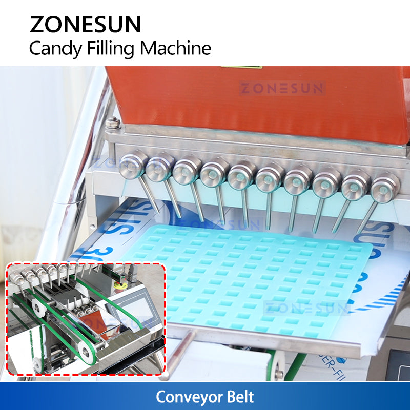 ZONESUN ZS-CTF50 Gummy Candy Filling Machine with Cooker & Depositor