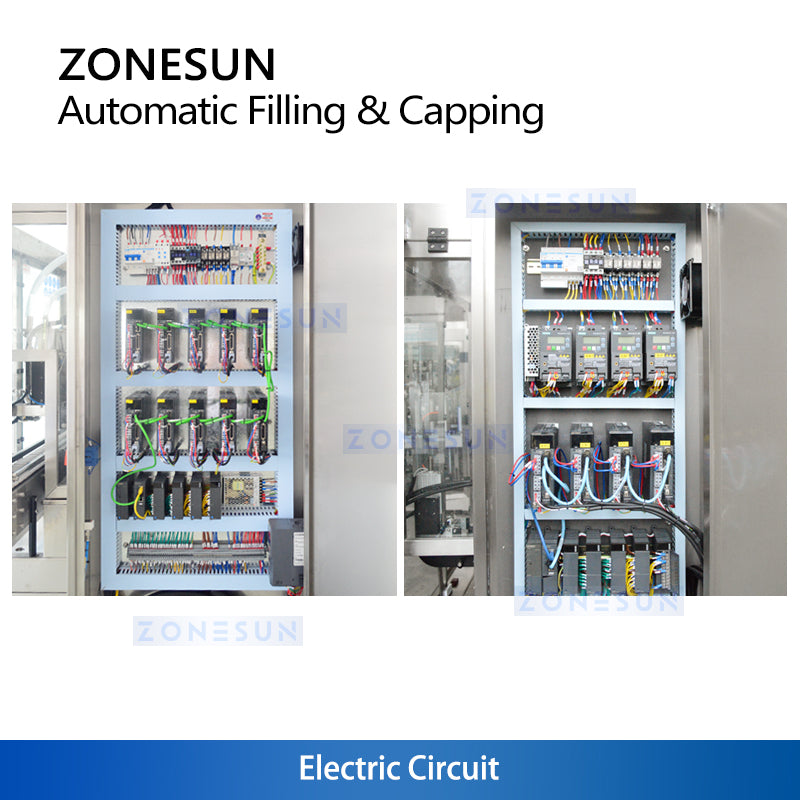 ZONESUN ZS-AFC24VT Efficient 4-Head Tracking Filler and Servo Capping Machine for Viscous Products