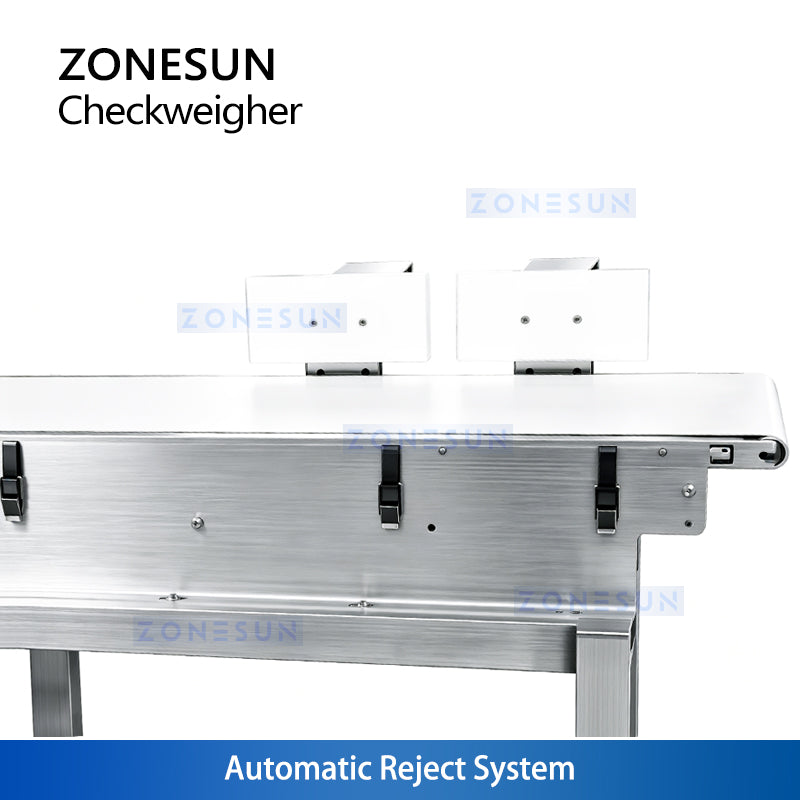 ZONESUN ZS-MD818 Button-Type Automatic Metal Detector and Checkweigher with Reject System