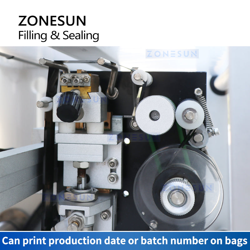Zonesun ZS-GFGT520 Automatic Paste Pouch Packaging Machine Coder