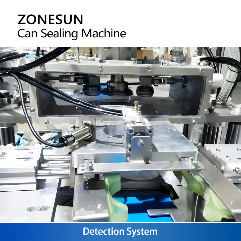 Freshness Guaranteed: ZONESUN ZS-AFK500 Automatic Vacuum &Nitrogen Flushing Capping Machine for Can