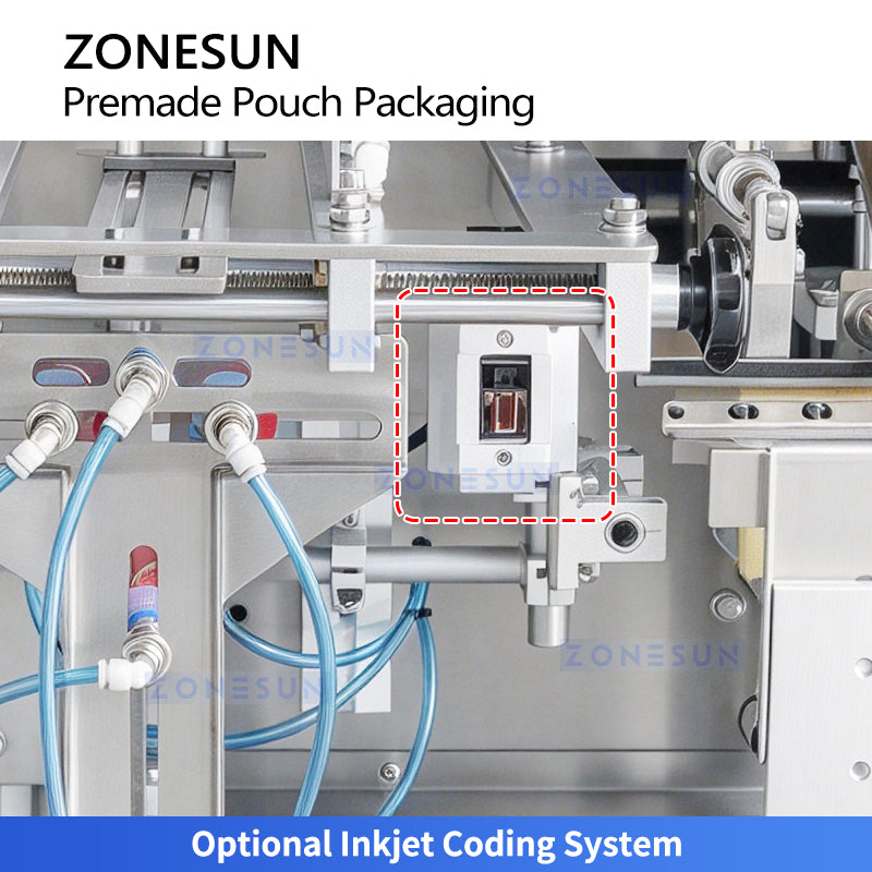 ZONESUN ZS-AFS04W Automatic 4-Head Linear Weigher Premade Pouch Filling and Sealing Machine