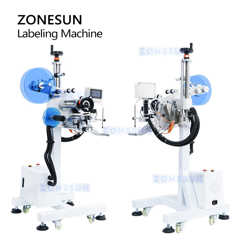 ZONESUN ZS-TB851 Automatic Flat Labeling Machine Label Machine For Production Line