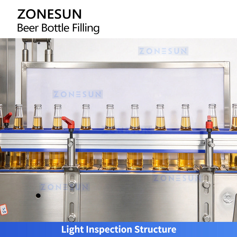 ZONESUN ZS-AFC883B Automatic Beer Carbonated Beverage Isobaric Filling and Crown Capping Machine