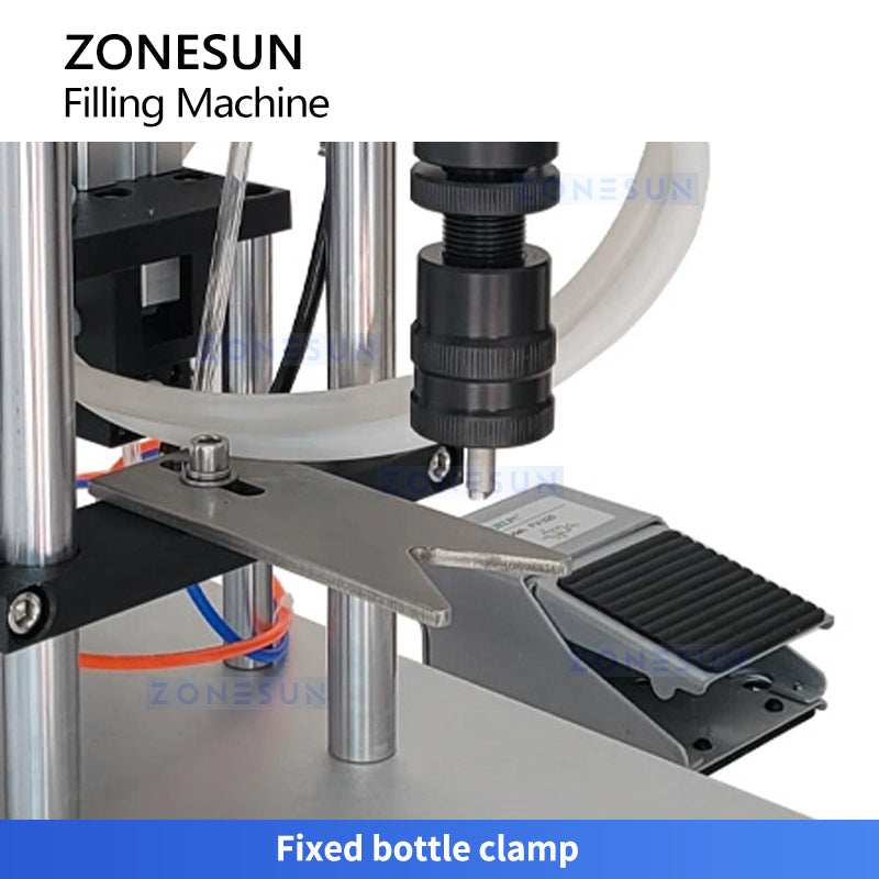 Zonesun ZS-YTZL500Q Pneumatic Perfume Vacuum Filler Bottle Clamp