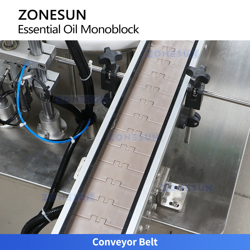 Monoblock System: ZONESUN ZS-AFC52 Essential Oil Filling, Stoppering&Capping Machine Production Line