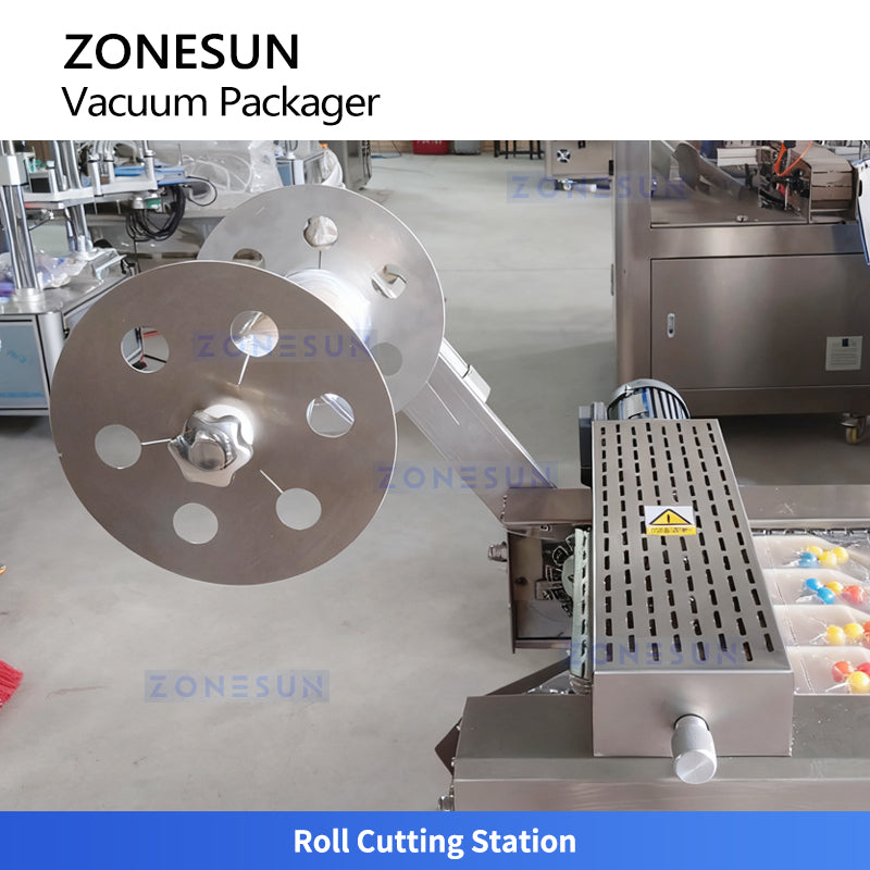 ZONESUN ZS-DLZ420 Automatic Vacuum Shrink Packaging Machine for Efficient Food & Medical Sealing