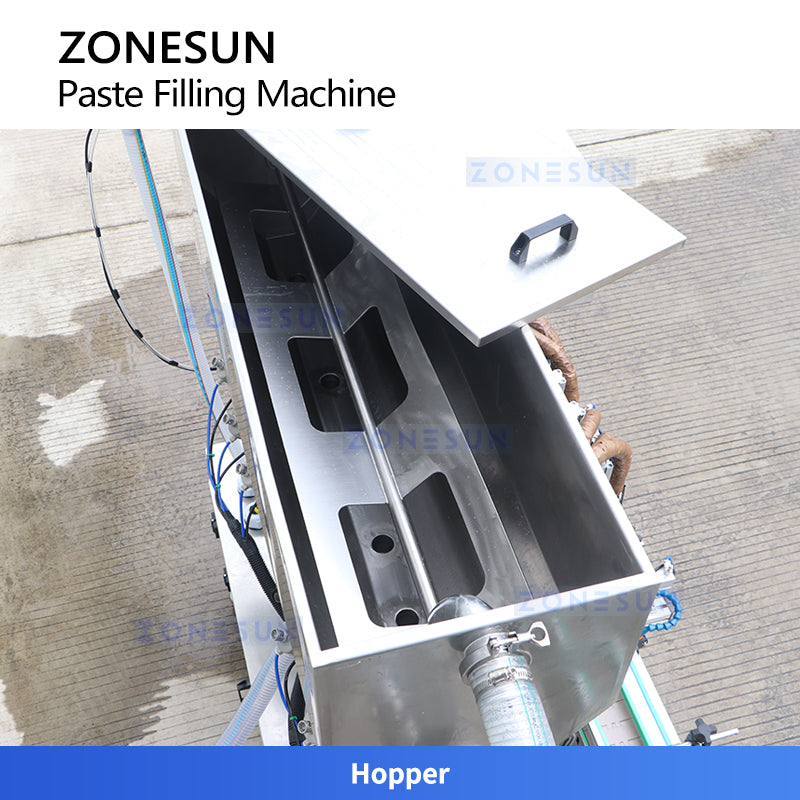 ZONESUN ZS-YT6T-6PXH Servo Piston Filling Machine for Jam Sauce Cream and Viscous Food Products