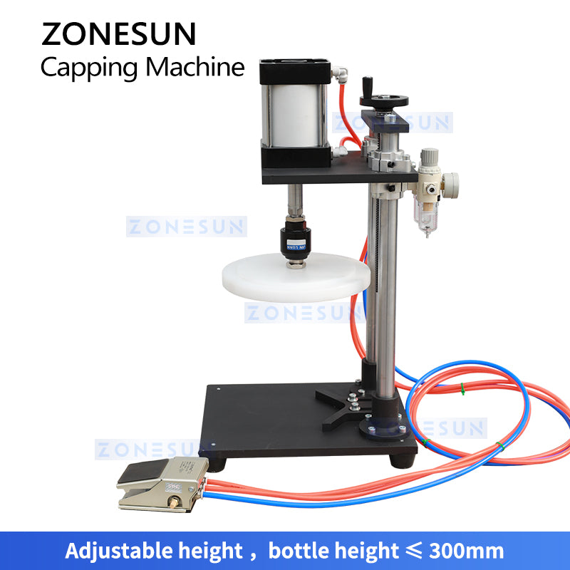 ZONESUN ZS-PDCM100 Fully Pneumatic Bucket Lid Press High Pressure Capping Machine