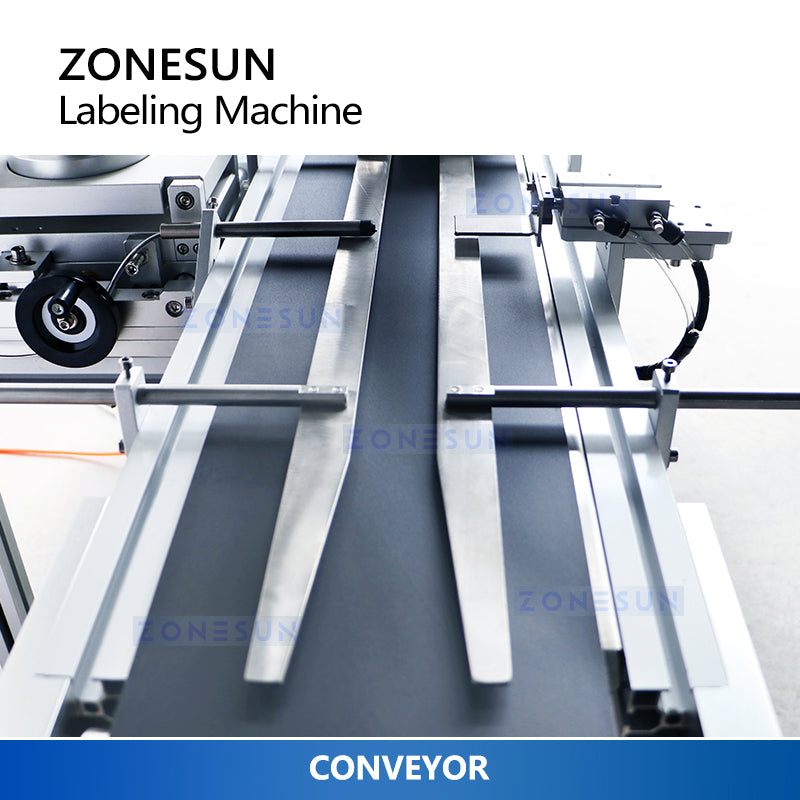 ZONESUN ZS-TB831ST Automatic Three Side Labeling Machine Flat Surface Label Applicator