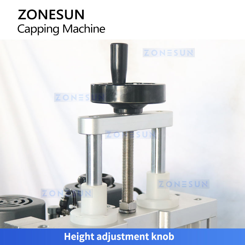 Zonesun ZS-XG1870DV Tabletop Bottle Capper Height Adjustment Knob