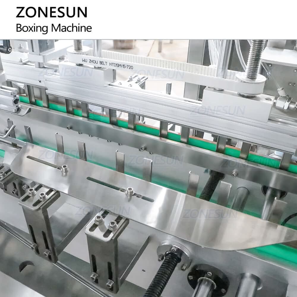 ZONESUN ZS-MSZH50N Automatic Cartoning Machine with Leaflet Insertion Box For Lip Gloss Essential Oil Bottle