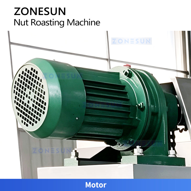 Even Heating: ZONESUN ZS-GHK4 Multi-Drum Rotary Roasting Machine for Peanuts, Almonds & Seeds