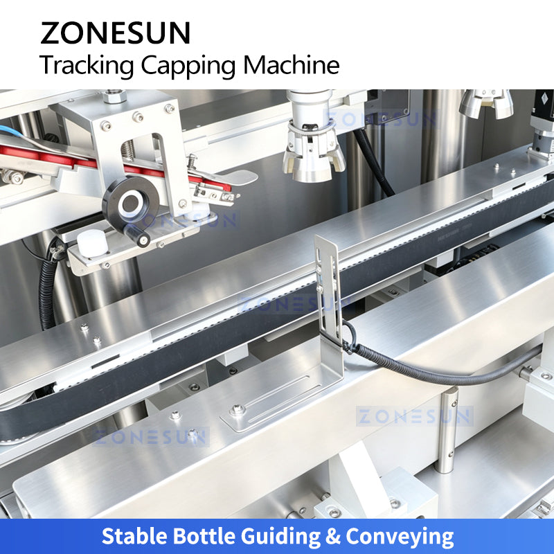 ZONESUN ZS-XG440P Automatic Double-Head High-Speed Tracking Capping Machine for Continuous Capping