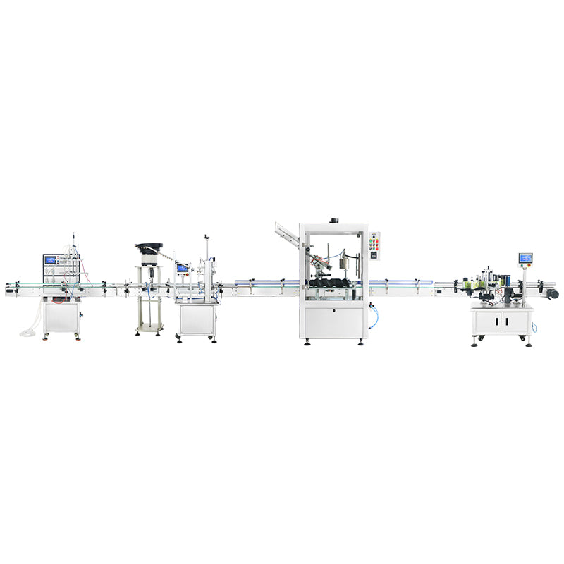 ZONESUN Liquor Bottling Machine Cork Capper PVC Capsule Heat Shrinker Wrap Around Labeler Spirits Liquid Packing ZS-FAL180Z5
