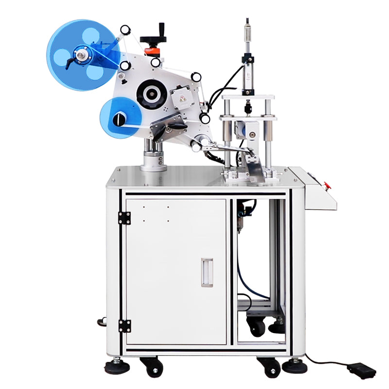 ZONESUN ZS-TB801D Tube Labeler Lip Balm Labeling Machine Sprayer Mist Wrap Around Label Applicator