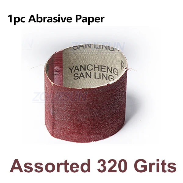 ZONESUN Leather Edge Polisher For Leather Burnishing Machine Rubber Wheel Edge Polishing Leather Tip Side Border Polisher