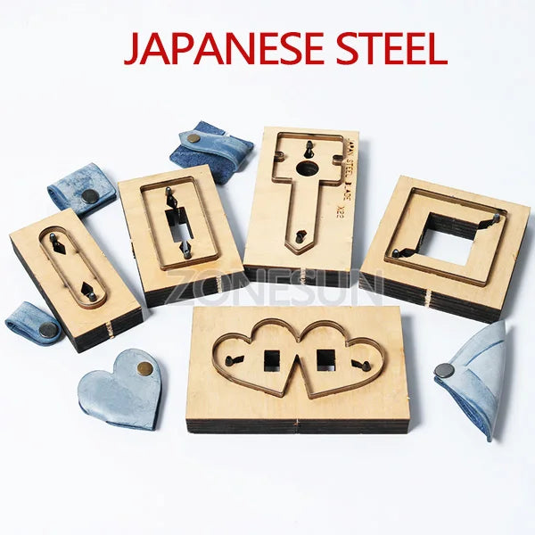 ZONESUN DIY Earphone Cord Keeper Leather Cord Organizer Earbud Holder Cutting Die For Die Cutting Machine Handicraft Cutter