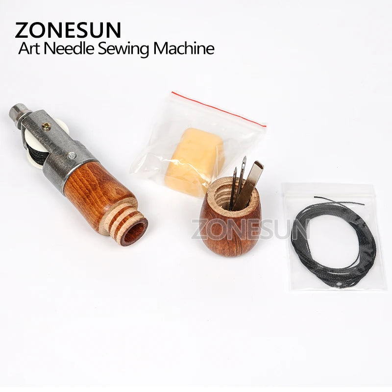 Handmade Leather Hand-stitching Machine DIY Hand-stitched Cow Skin Leather Cowhide Leather Tool Diamond Cut Leather Stitching
