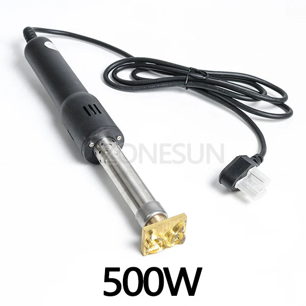 ZONESUN Leather stamping embossing machine soldering Branding iron for custom mold leather cake dessert logo handheld embosser