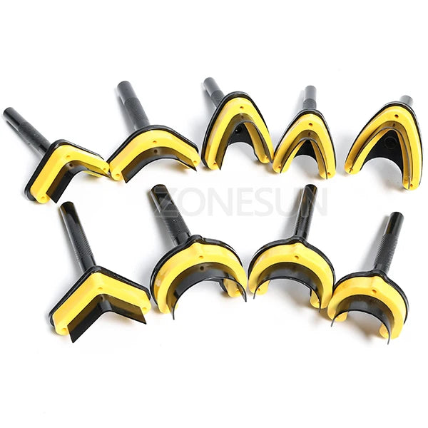 ZONESUN DIY Leather Corner Cutter Kits Manual Belt Round Cut Punch Belt Round Shape Tools Corner Radius 5/10/20mm Leather Fillet