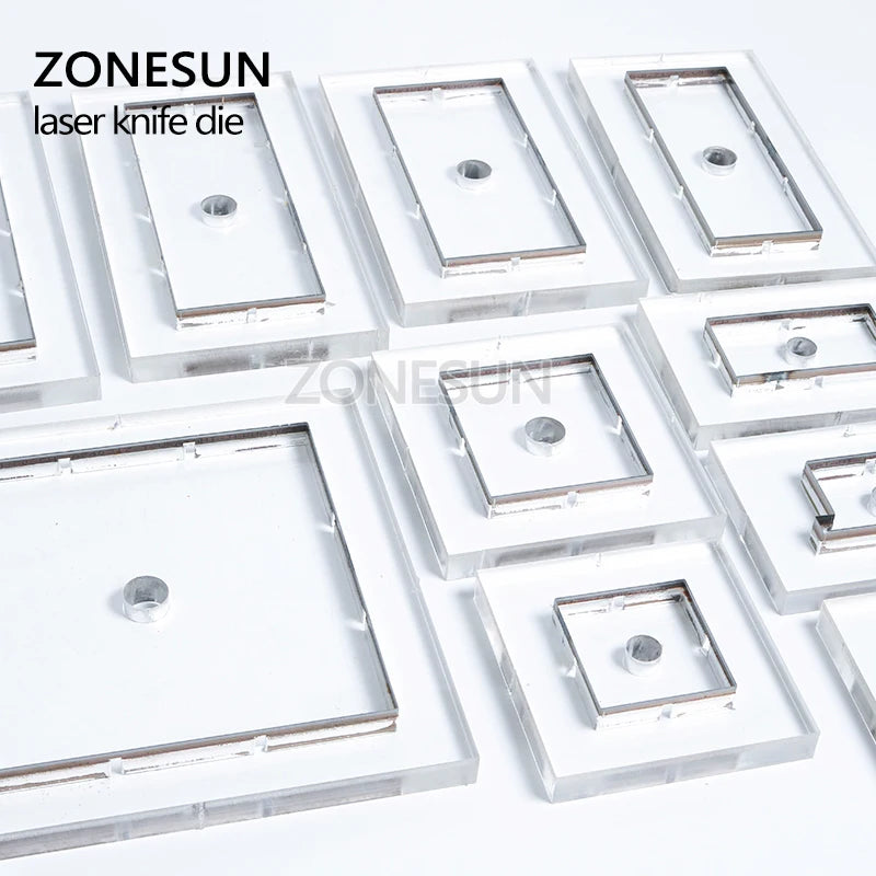 ZONESUN Customized leather shape laser punch die,Steel Blade PVC/EVA sheet cutter mold,DIY Watch belt wallet Leather cutting die