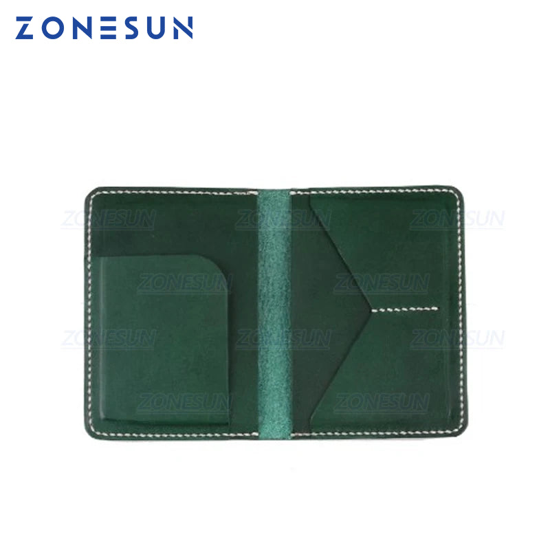 ZONESUN S2 Passport Cover Custom Leather Cutting Die Handicraft Tool Punch Cutter Mold DIY Paper Steel Rule Die