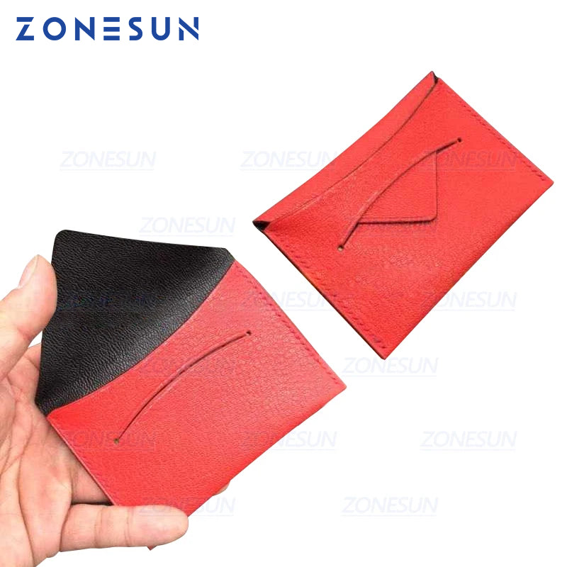 ZONESUN Credit Card holder Coin Purse Customized leather Cutting Die Handicraft Tool Punch Cutter Mold DIY Paper Wallet Cut Die