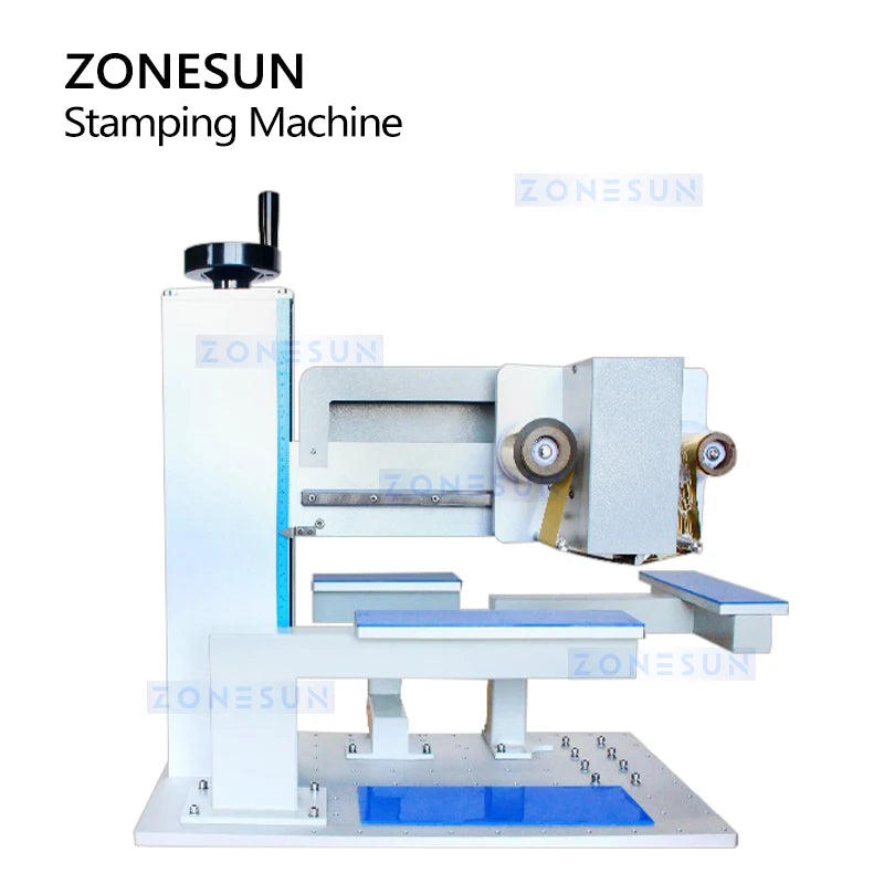 ZONESUN Digital Control Foil Printing Machine for Box Bag Paper, Hollow Packs, No Platemaking, Stamping Press ZS-8025D