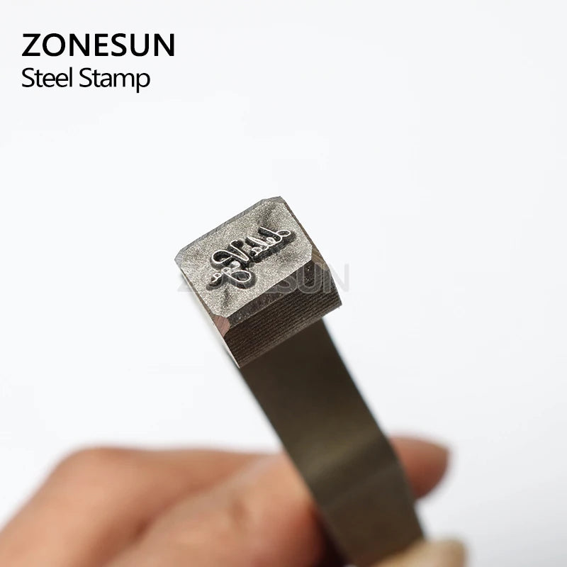 ZONESUN Alphatbet Custom Steel Stamp Mold Marking Tool Embossing Metal Jewelry Stamping Ring Bracelet Necklace Buckle