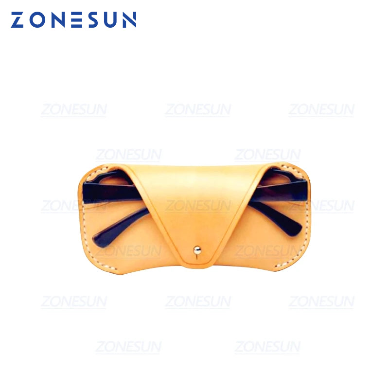 ZONESUN Glasses Bag Custom Leather Cutting Die Handicraft Punching Tool DIY Leather Clicker Die Wooden Template