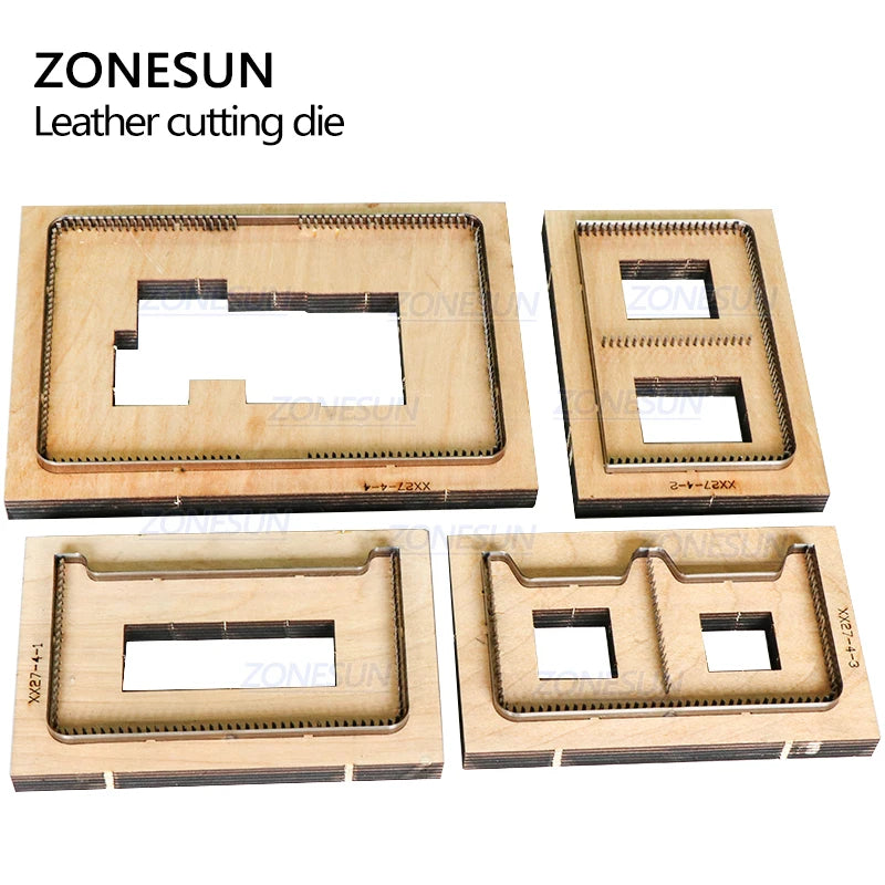 ZONESUN S3 Passport Cover Custom Leather Cutting Die Handicraft Tool Punch Cutter Mold DIY Paper Steel Rule Die