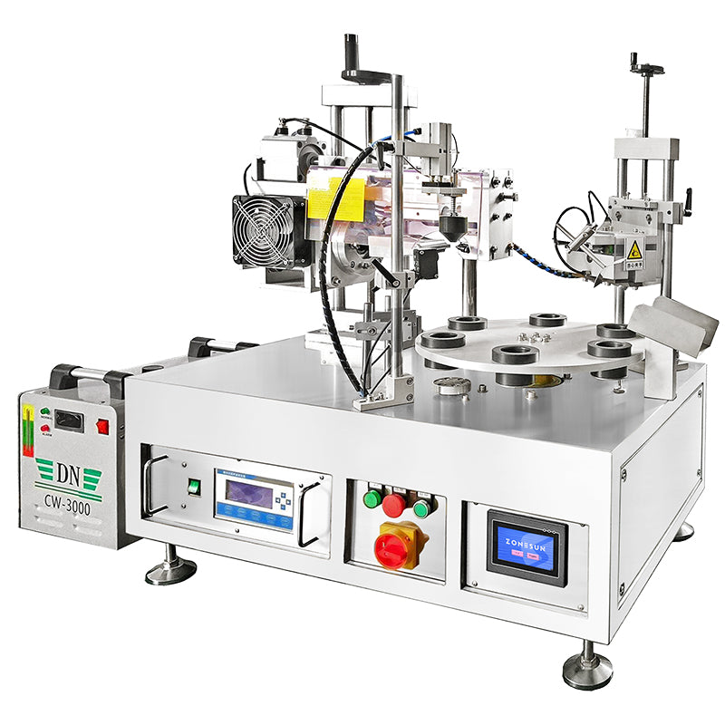 ZONESUN ZS-FS005U Semi-Auto Ultrasonic Plastic Tube Sealer Cosmetic Tube Sealing Machine