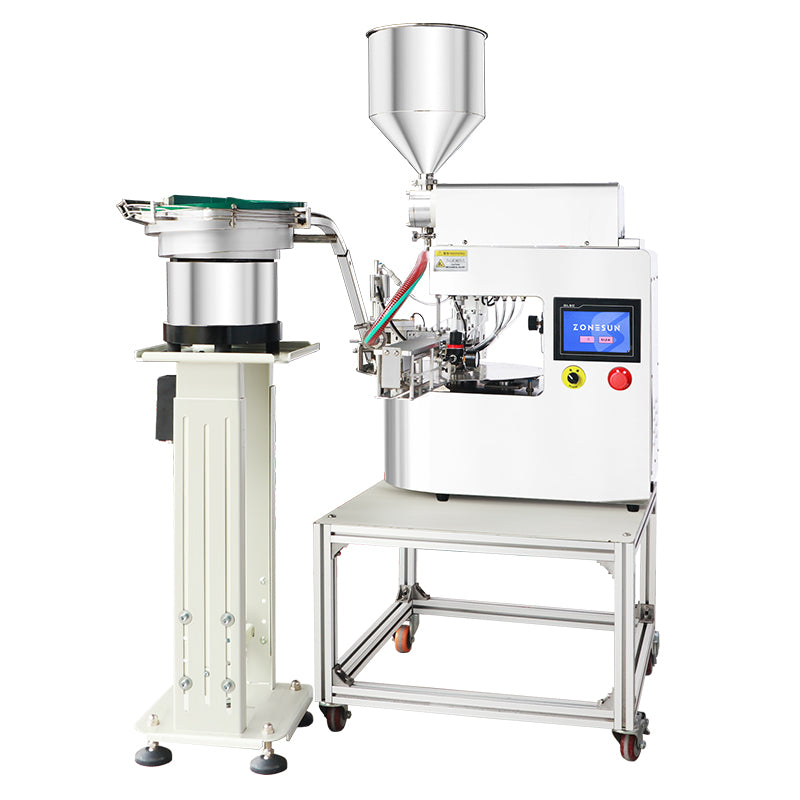 ZONESUN ZS-SVFC1P Desktop Rotary Lobe Pump Filling and Capping Machine for Viscous Products like Jam Ketchup and Tomato Paste