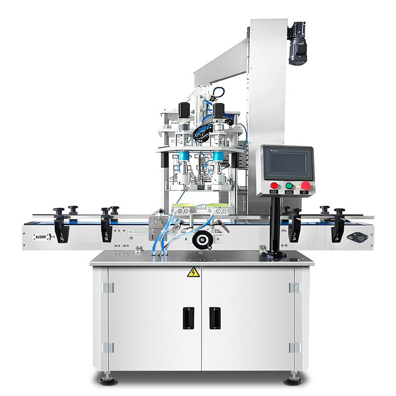 ZONESUN ZS-SVXG01 Automatic Double Heads Servo Screw Capping Machine for Sauce Jar Cap