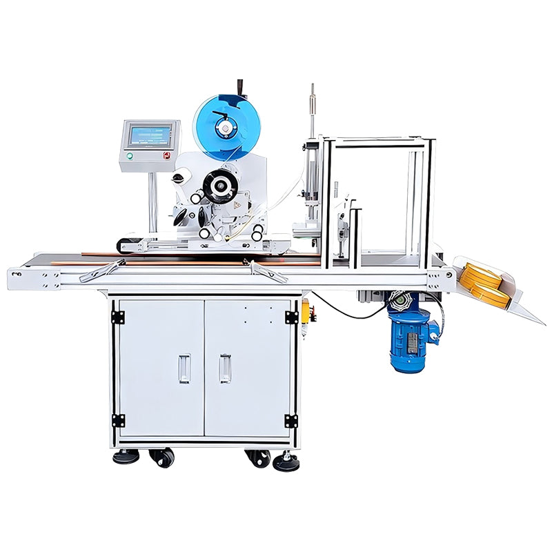 ZONESUN ZS-TB180D Automatic Labeling Machine for Concave Bottle Caps in Food & Beverage