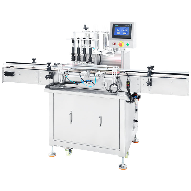 ZONESUN ZS-VTZL4A Automatic Vacuum Liquid Filling Machine for Perfume and Fragrance Bottles