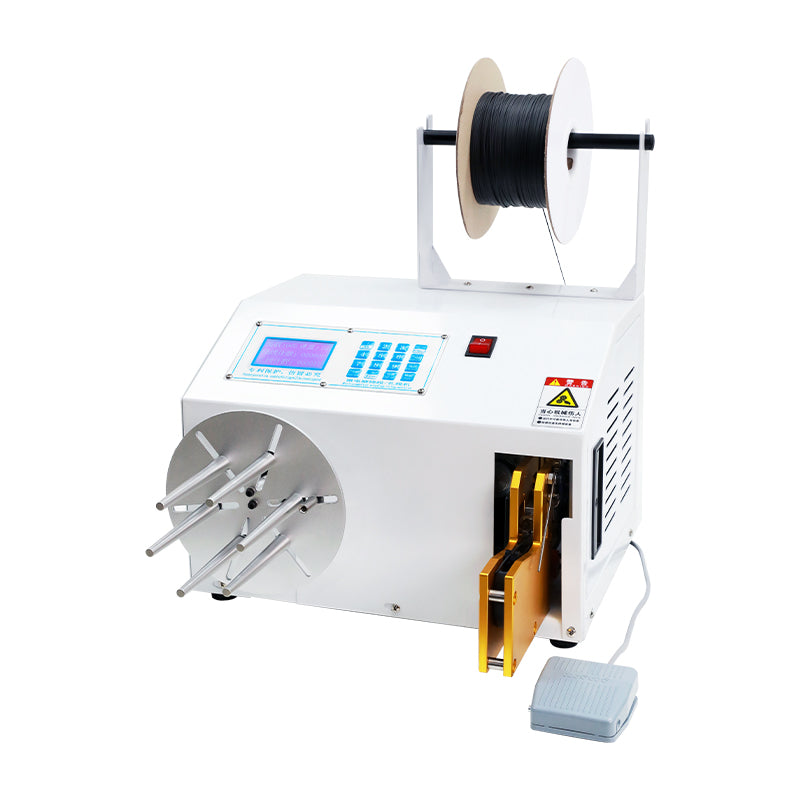 ZONESUN ZS-WTKZ2 is a fully automatic cable winding and binding machine for bundling of various wire