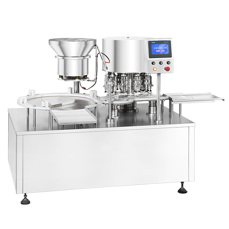 ZONESUN ZS-YG100 Rotary Vial Crimping Machine | Automatic Flip-Off Cap Sealer for Pharma & Labs