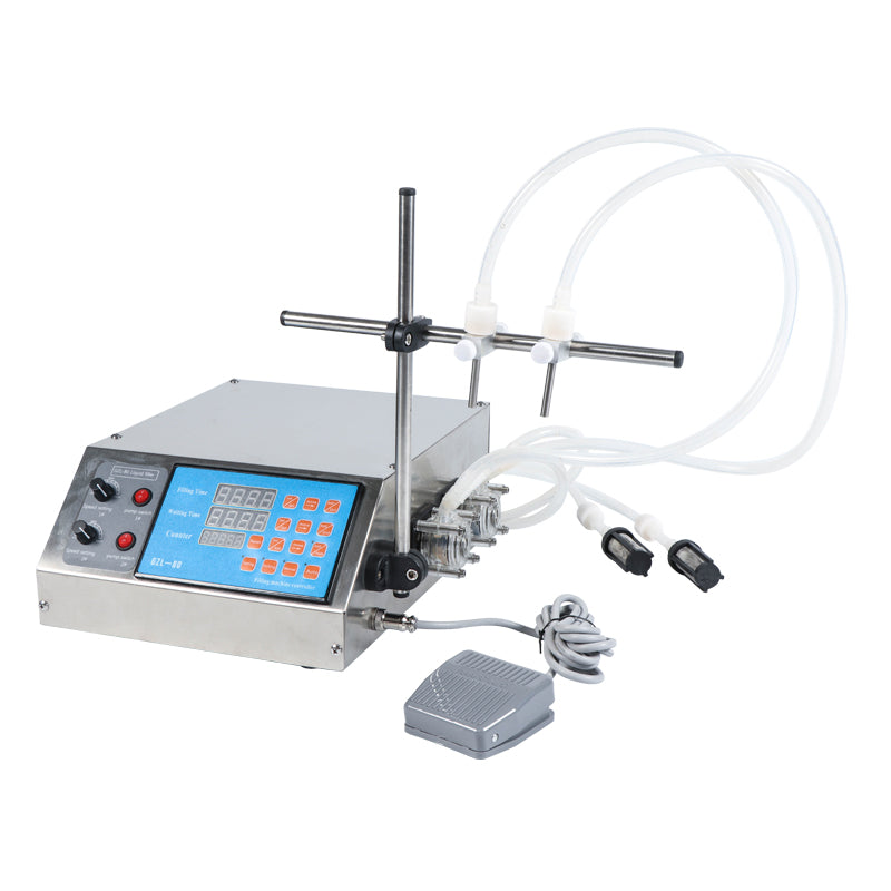 ZONESUN ZS-YTPP2T 2 Nozzles Peristaltic Pump Liquid Filling Machine For Essential Oil