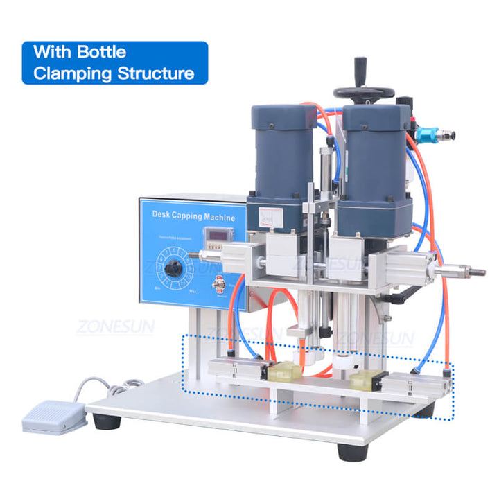 ZONESUN ZS-XG6100 Desktop Pneumatic Pump Bottle Capping Machine