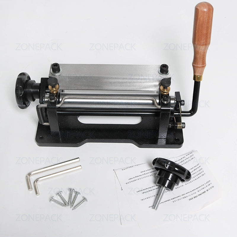ZONEPACK NEW 6" inch Manual Leather Skiver Splitter Peeler Skiving Machine
