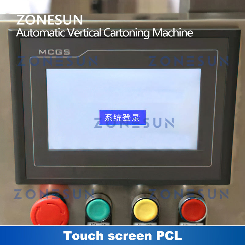 Máquina automática de envasado y sellado de cajas de cartón ZONESUN ZS-ZHJ50D