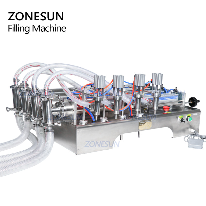 ZONESUN ZS-YT4 4 Head Pneumatic Liquid Filling Machine