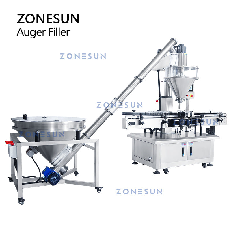 Zonesun ZS-FM5A Automatic Powder Auger Filling Machine with Vibrating Feeder