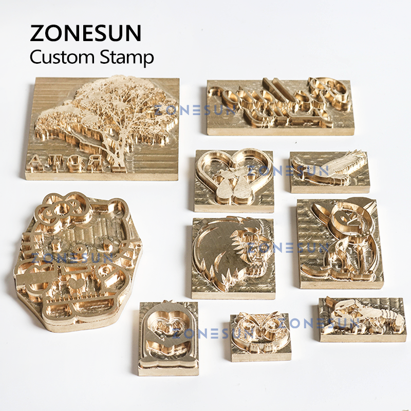 ZONESUN Custom Brass Stamp Letter Stamp