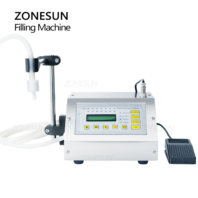 Zonesun ZS-GFK160A Semi-automatic Diaphragm Pump Liquid Filling Machine