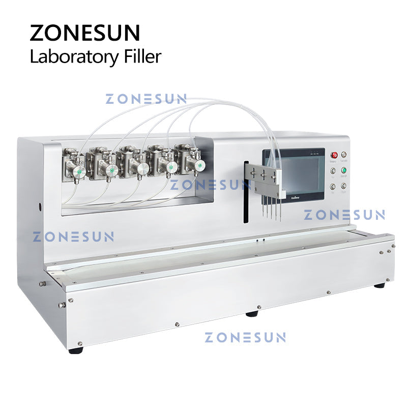 ZONESUN ZS-YTCPD5 5 Nozzles Ceramic Pump Precision Micro Liquid Filling Machine